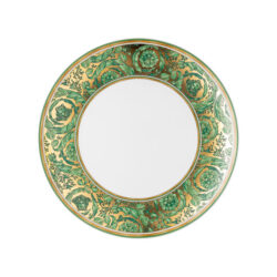 Versace by Rosenthal Medusa Garland Green Dinner Plate