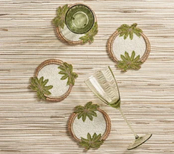 Kim Seybert Oasis Coasters - Set of 4 - Image 2