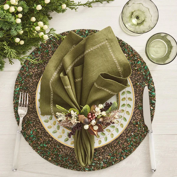 Kim Seybert Forest Placemat - Set of 2 - Image 4