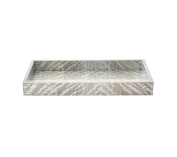Kim Seybert Zebra Tray 14.5" X 7.5"