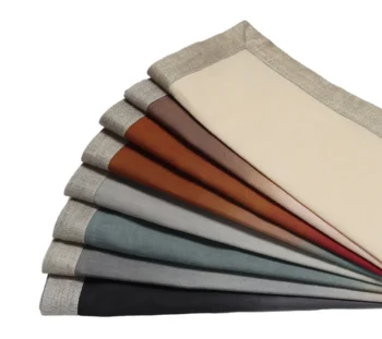 Kim Seybert Dip Dye Napkins in Earth Tones - Set of 4