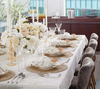 Kim Seybert Gossamer Tablecloth - Image 2