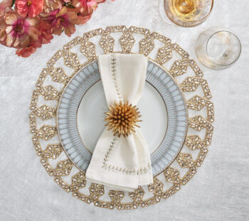 Kim Seybert Herringbone Napkin - Set of 4 - Image 2