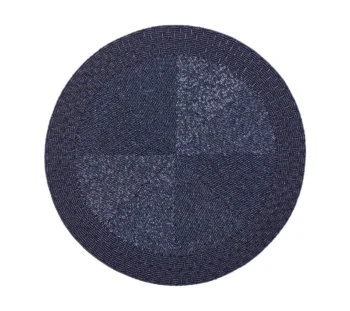 Kim Seybert Palisade Placemat in Navy - Set of 2