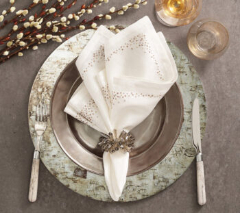 Kim Seybert Pin Dot Napkins - Set of 4 - Image 2