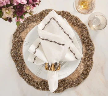 Kim Seybert Swag Napkin - Set of 4 - Image 2