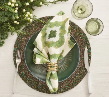 Kim Seybert Watercolor Ikat Napkins - Set of 4 - Image 5