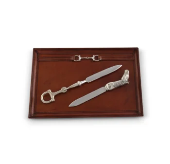 Vagabond House Premium Genuine Leather Equestrian Bit Catchall Tray - Image 3