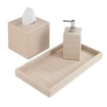 Bodrum Wicket Bath Accessories - Image 2