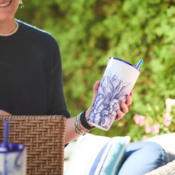 Caskata Peony Stainless Steel Insulated Tumbler - Image 3