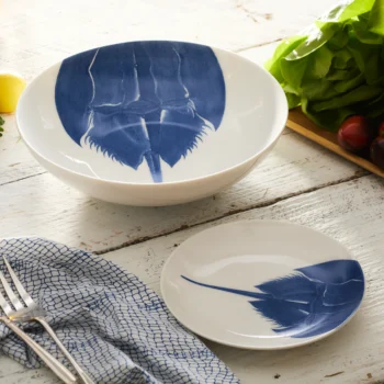 Caskata Horseshoe Crab Coupe Salad Plate - Image 3