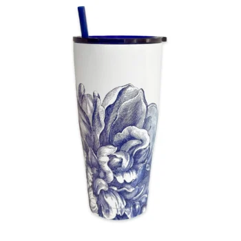 Caskata Peony Stainless Steel Insulated Tumbler