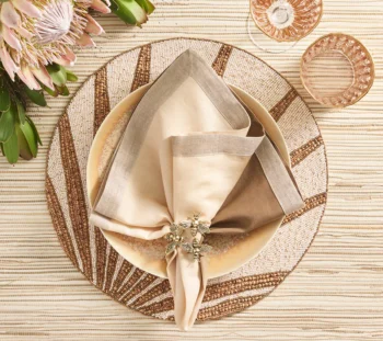 Kim Seybert Royal Palm Placemat - Set of 4 - Image 2