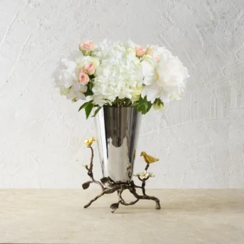 Michael Aram Lovebirds Vase - Small 6.5"L x 6" W x 8.5" H