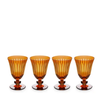 L'Objet Prism Wine Glasses - Amber (Set of 4)