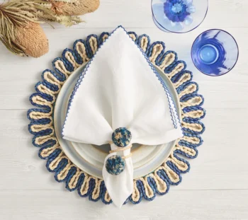 Kim Seybert Casbah Napkin Ring - Set of 4