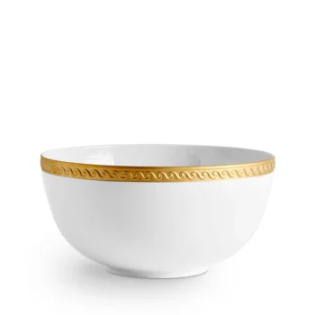 L'Objet Neptune Bowl - Large- Gold 9"D