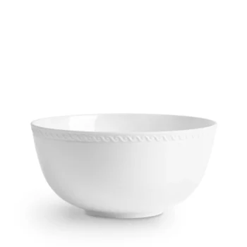 L'Objet Neptune Bowl - Large - White 9"D