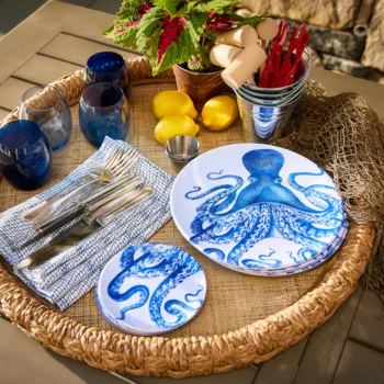 Caskata Lucy Melamine Dinner Plates, Set of 4 - Image 2