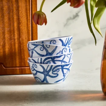 Caskata Starfish Melamine Cereal Bowls, Set of 4 - Image 2
