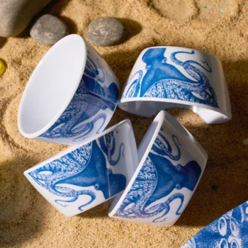 Caskata Lucy Melamine Snack Bowls, Set of 4 - Image 2