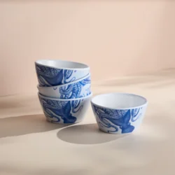 Caskata Lucy Melamine Snack Bowls, Set of 4