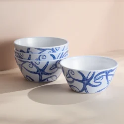 Caskata Starfish Melamine Cereal Bowls, Set of 4