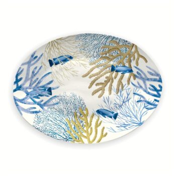 Touch-meL Corallo Large Oval Tray 20.1" L 14" W