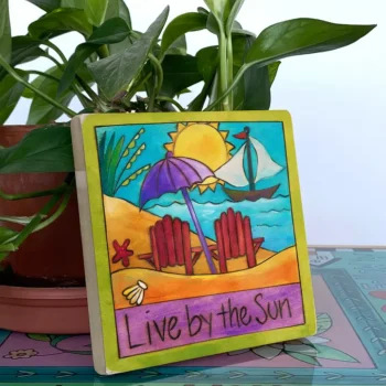 Sticks "Beach Bums" Wall Plaque - 6x6 - Image 3
