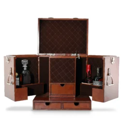 Vagabond House Equestrian Leather Stirrup Handle Bar Case