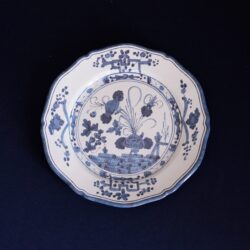 BEATRIZ BALL VIDA Faenza 11" Dinner Plate Set of 4 (White and Blue)