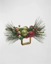 Kim Seybert Jingle Napkin Ring Set/4