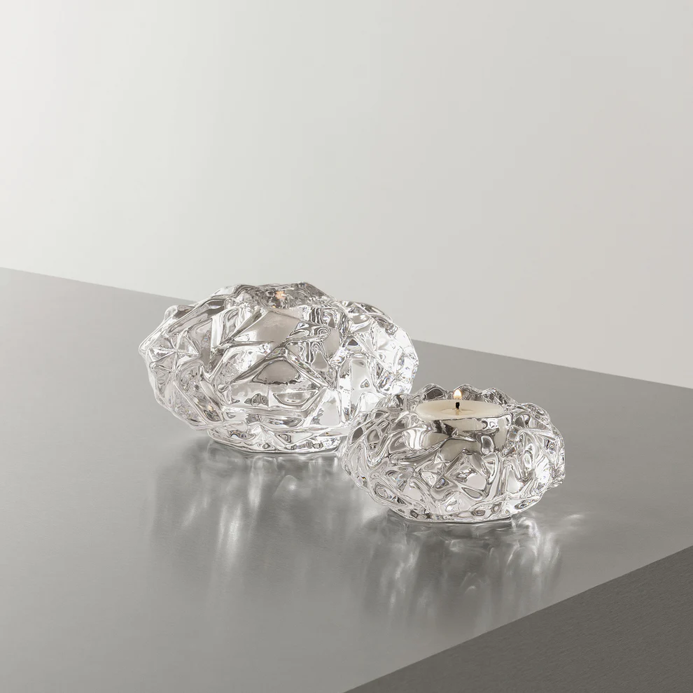 Orrefors Carat Votive Large 4.875”W x 2.5”H - Image 2
