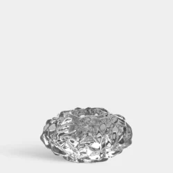 Orrefors Carat Votive Large 4.875”W x 2.5”H